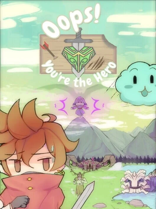Oops! You're the Hero! box art