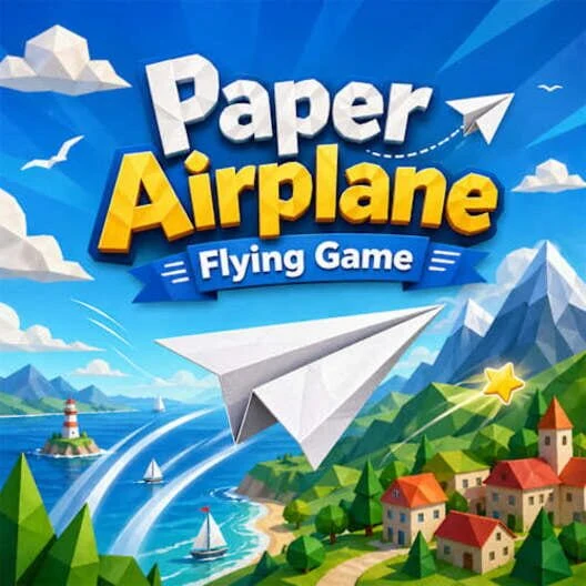 Paper Airplane Flying Game box art