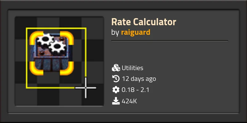 Rate Calculator