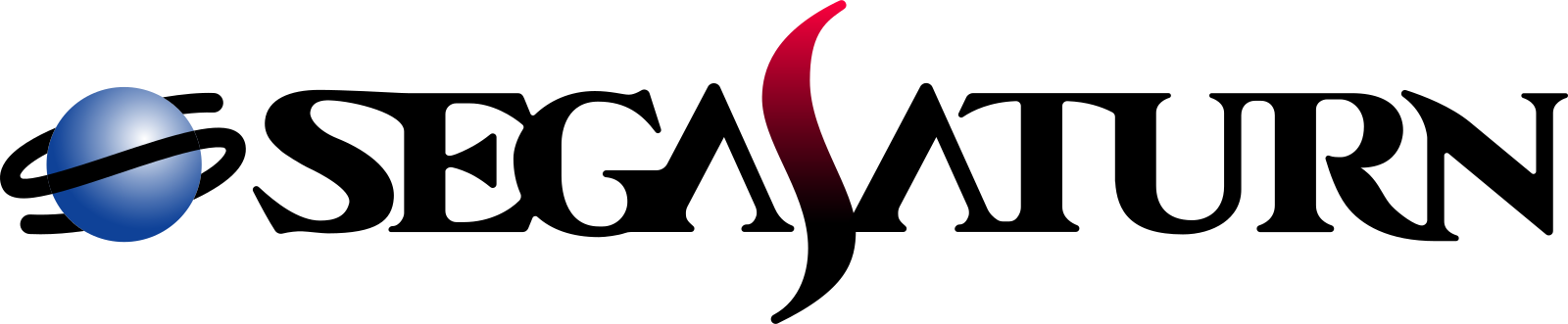 Sega Saturn Japanese logo with blue planet.svg